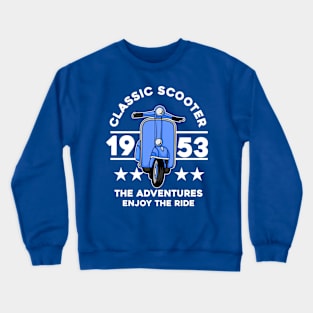 CLASSIC SCOOTER ADVENTURES Crewneck Sweatshirt